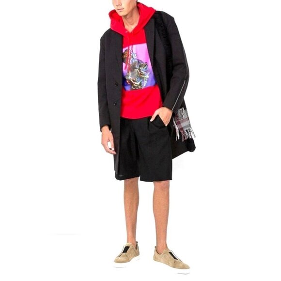 RAF SIMONS Substance Detail Print Bermuda Shorts 54 US 44 Men RARE! NWT - Picture 6 of 14